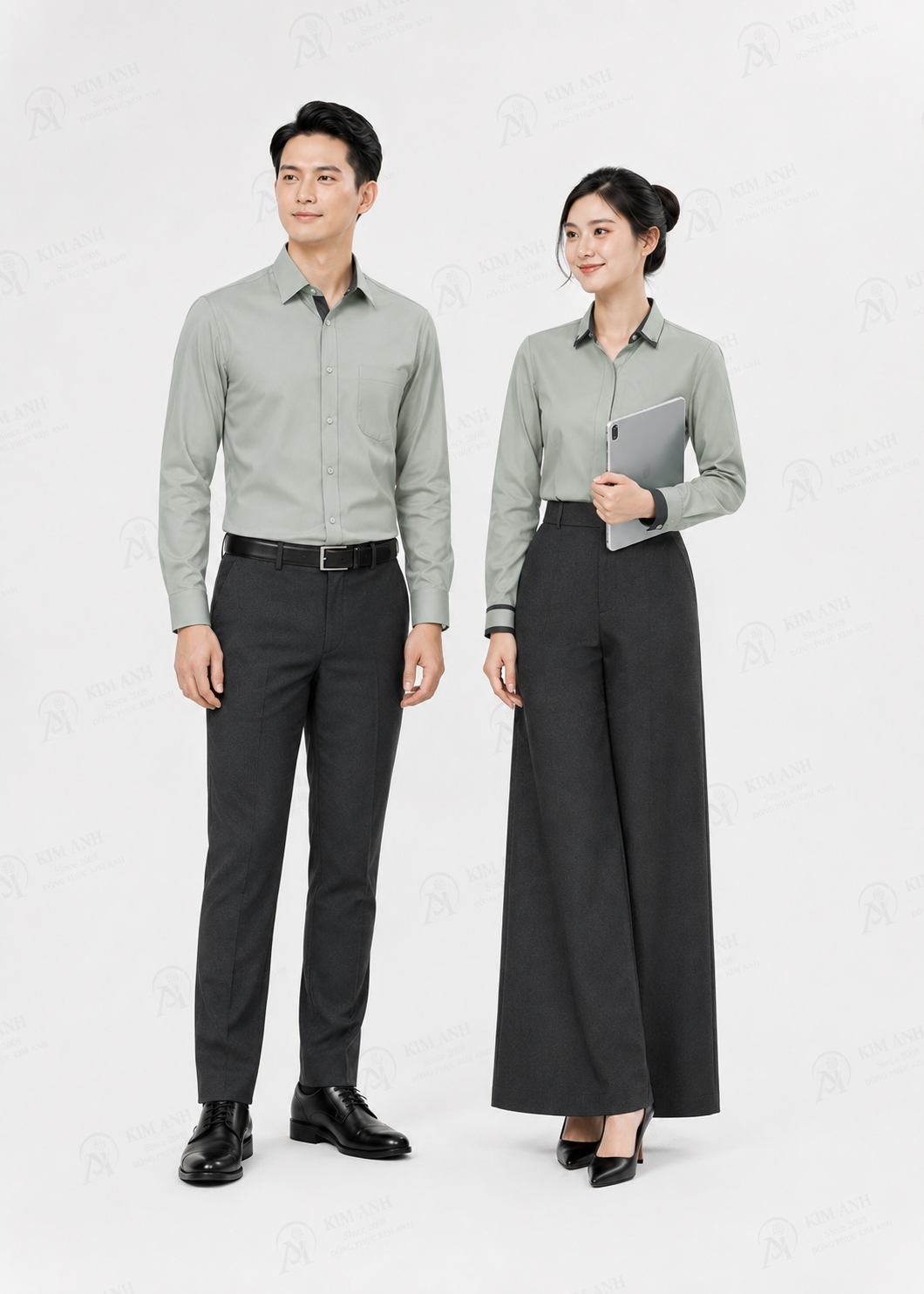 Đồng phục sơ mi công sở giá rẻ hcm (9)