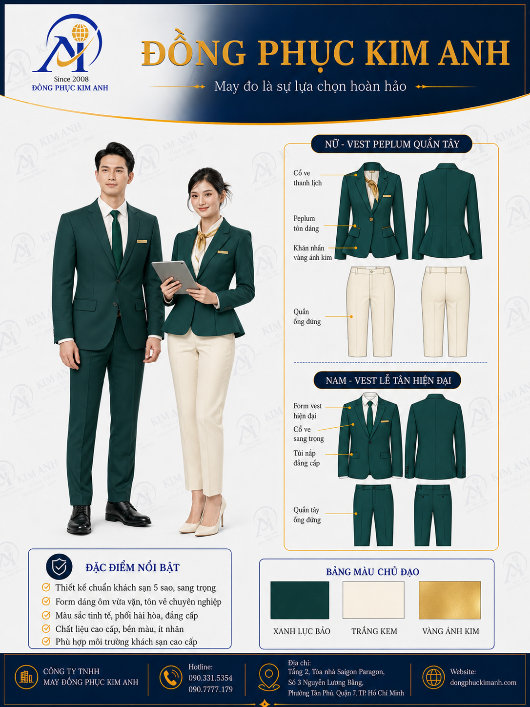 May đo đồng phục vest giá rẻ HCM (1)