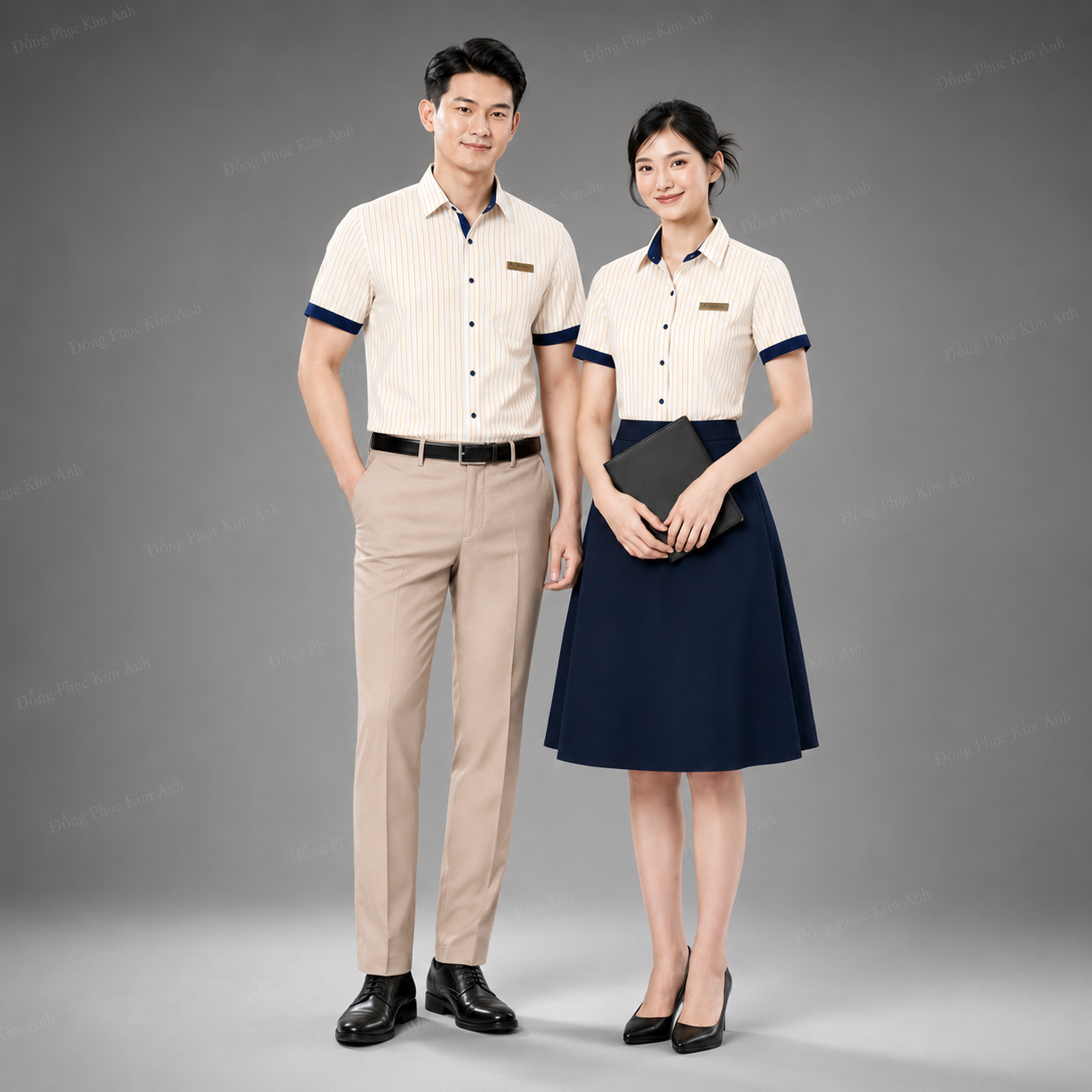 vải Linen may sơ mi công sở